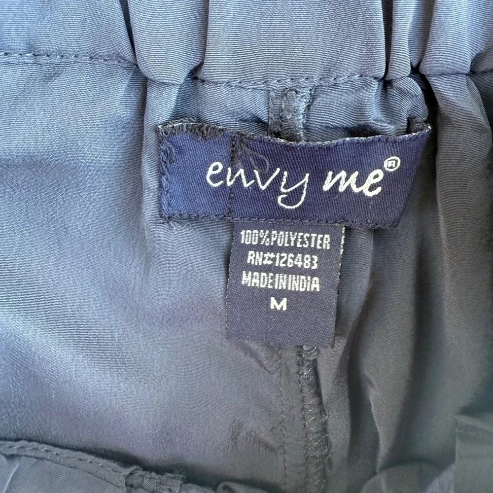 Envy Me Women's Sequin Trim Paper Bag Waist Shorts Blue‎ Medium - Picture 7 of 7